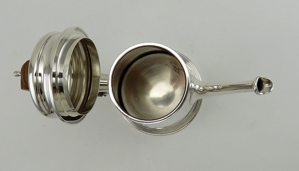 Vintage 1974 Martha Stewart English Sterling Silver Lighthouse Teapot