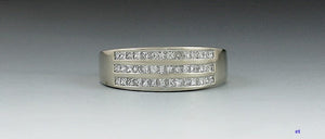 Brillliant 14K White Gold Diamond Band - TDW 1.25 Carats Ring Size 11