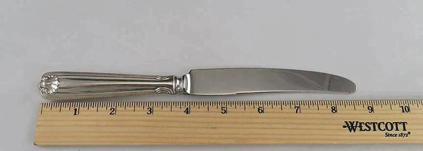 4 Sterling Silver Towle Benjamin Ben Franklin Threaded Shell Knives 8 3/4”