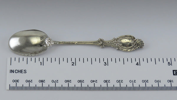 10 Antique c1915 German 800 Silver Demitasse or Coffee Spoons