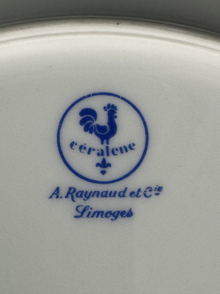 Set 4 Raynaud Ceralene Limoges Porcelain Guirlandes 10 5/8" Dinner Plates (2/2)