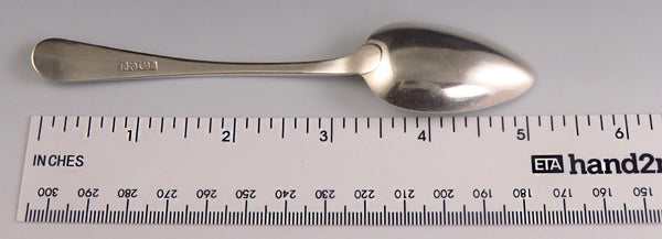 Rare Late 1700's-Early 1800's Joseph Rice Coin Silver Tea/Coffee Spoons (6)