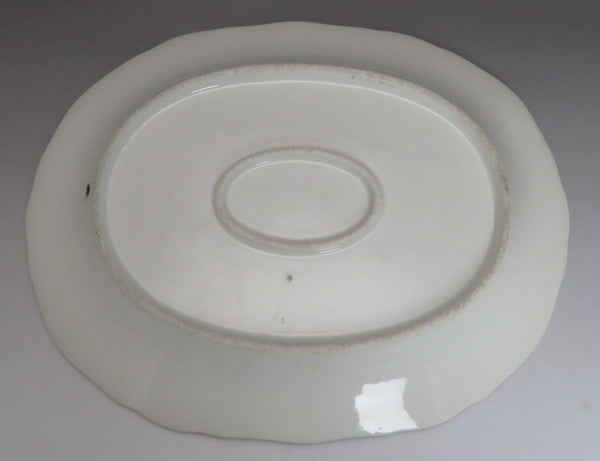 Wonderful 1850's-1870's Paris Porcelain Floral Tray or Platter