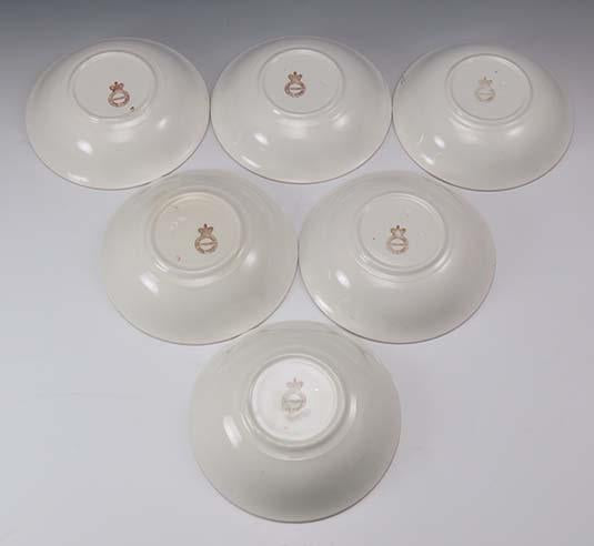 6 Late 1890's-Early 1900's John Maddock & Sons Cereal/Soup Bowls Canton