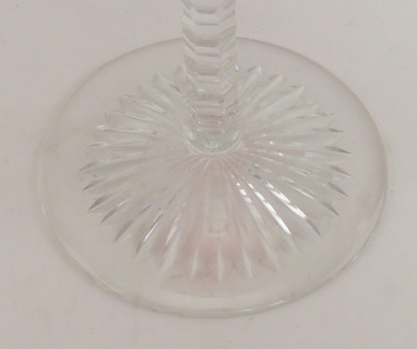 11 Antique c1870 Superb Quality Wheel Cut Ruby Red Wine Glasses