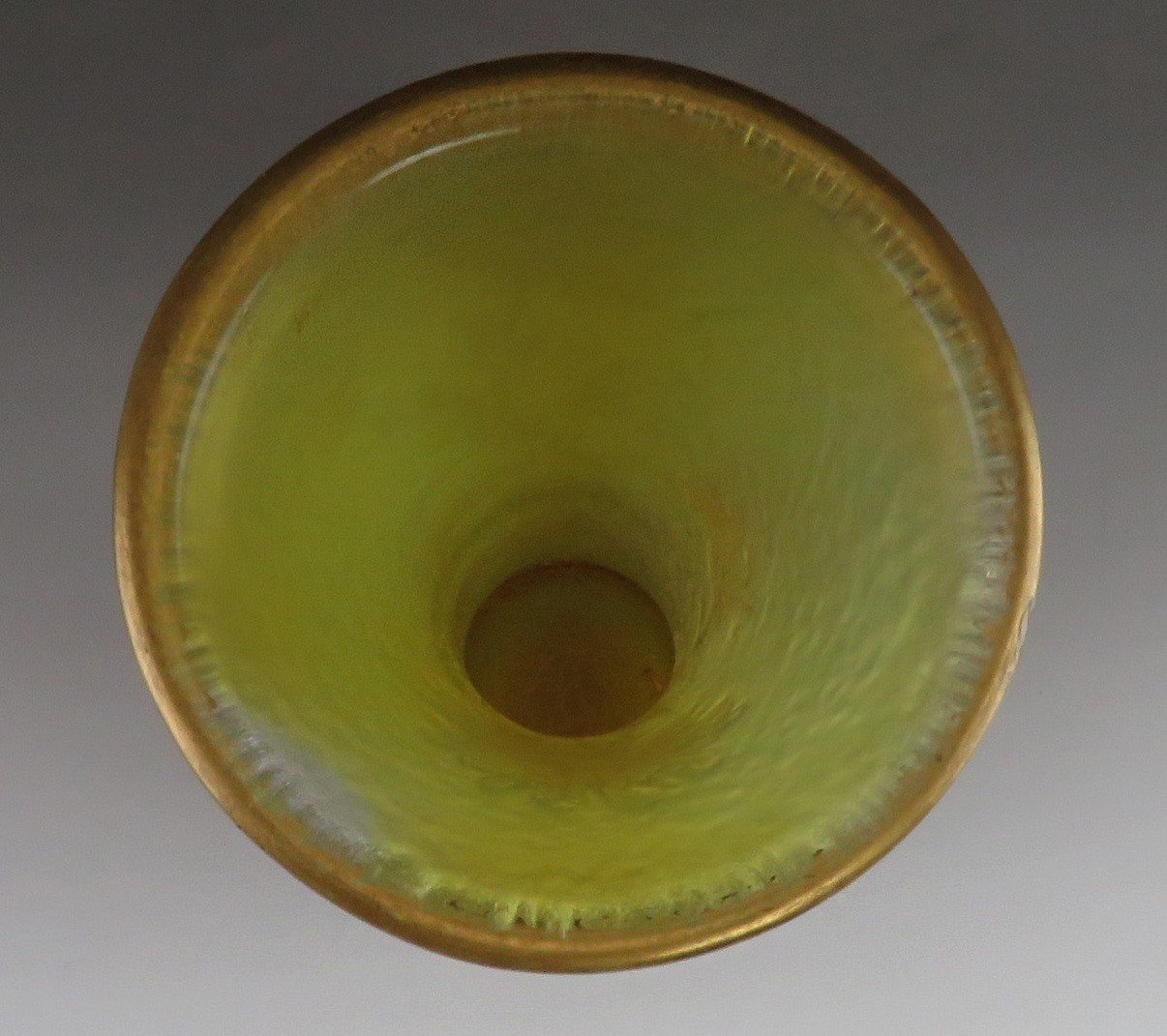 Antique Large Daum Nancy Cameo Art Glass Gilt Flower Vase
