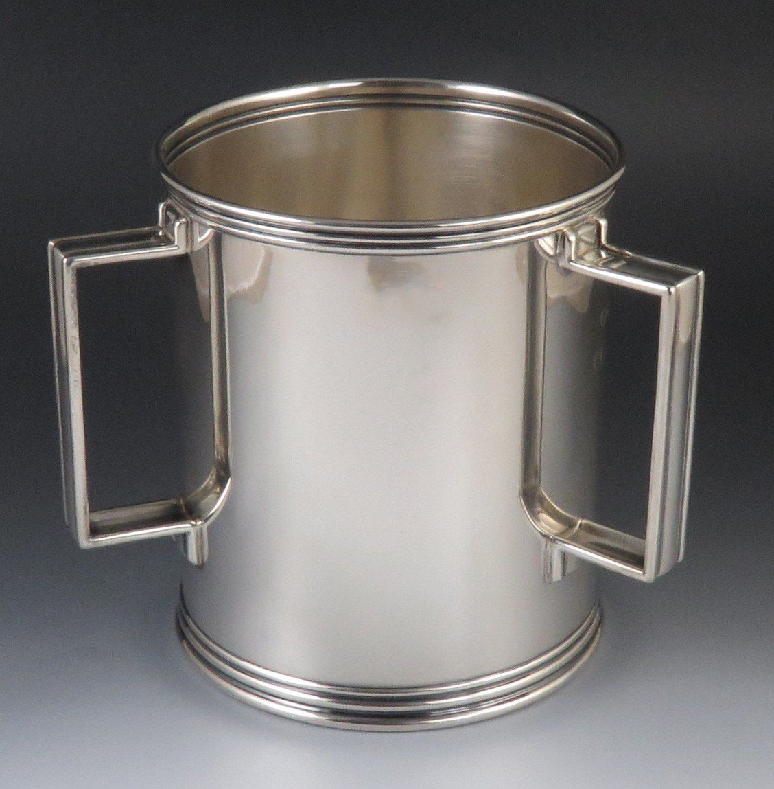 Antique 1895 Gorham Sterling Silver Quaker Ridge Championship Trophy Cup