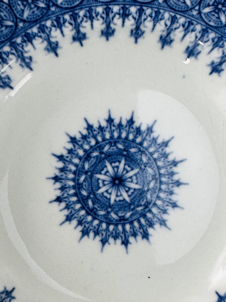 11 Royal Worcester Fruit Bowls Blue and White 1890 to 1902 Antique