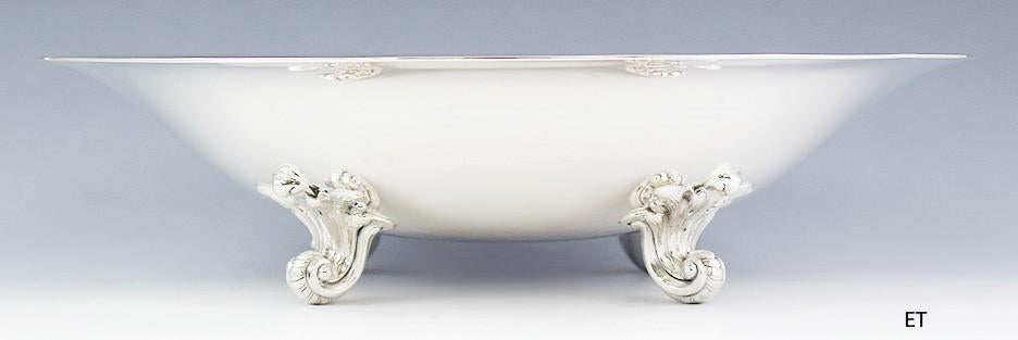 1928 Superb Large Deco Gorham Sterling Silver Centerpiece or Fruit Bowl
