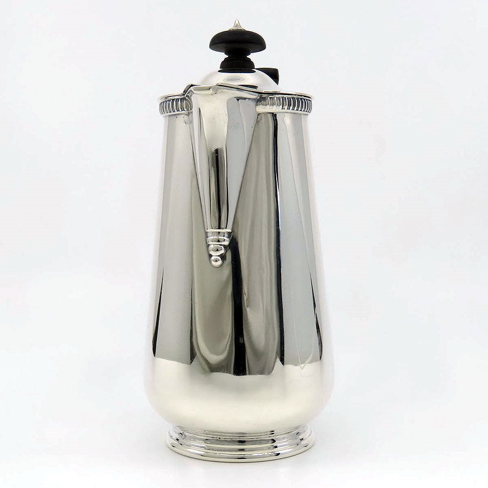 Stylish 1912 English Sterling Silver Coffee Tea Mocha Pot