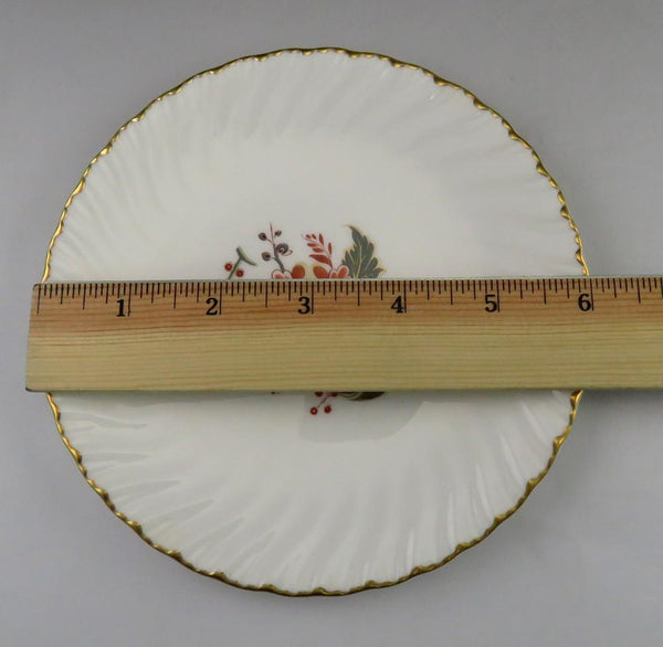 Set of 15 Royal Worcester Lynbrook Pattern Porcelain Bread & Butter Plates