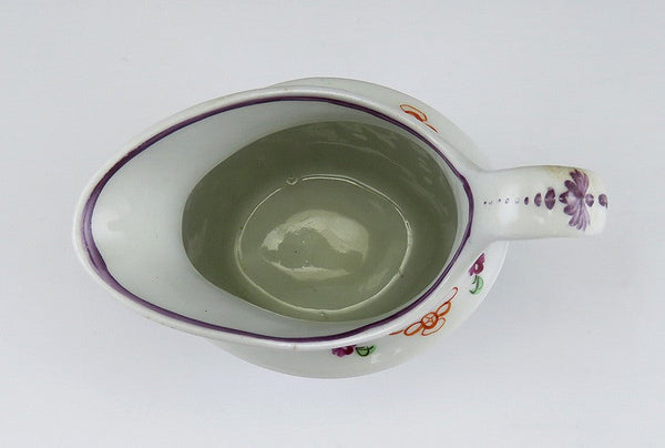 Lovely late 1700s English Floral Pearlware Porcelain Creamer Cream Pitcher