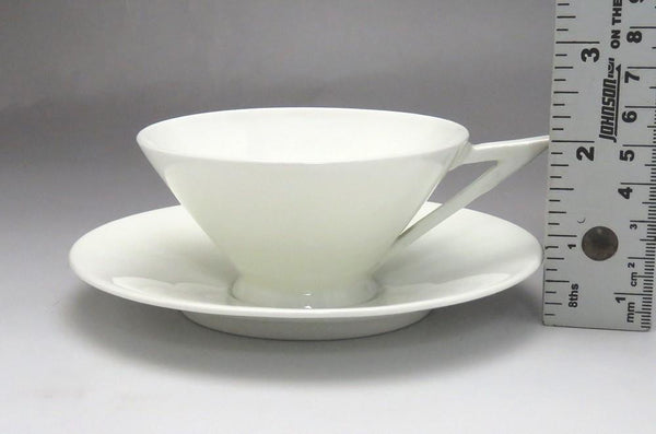 6 Antique 1876 Aesthetic Movement English Porcelain Cups & Saucers
