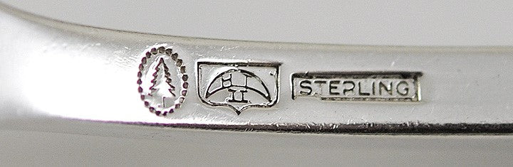 10 Tuttle Onslow Pattern Sterling Silver Salad Forks - 6 1/4 inches long HT Mark