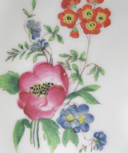 Lovely 1850's-1870's Paris Porcelain Floral Pedestal Compote Raised Dish/Bowl