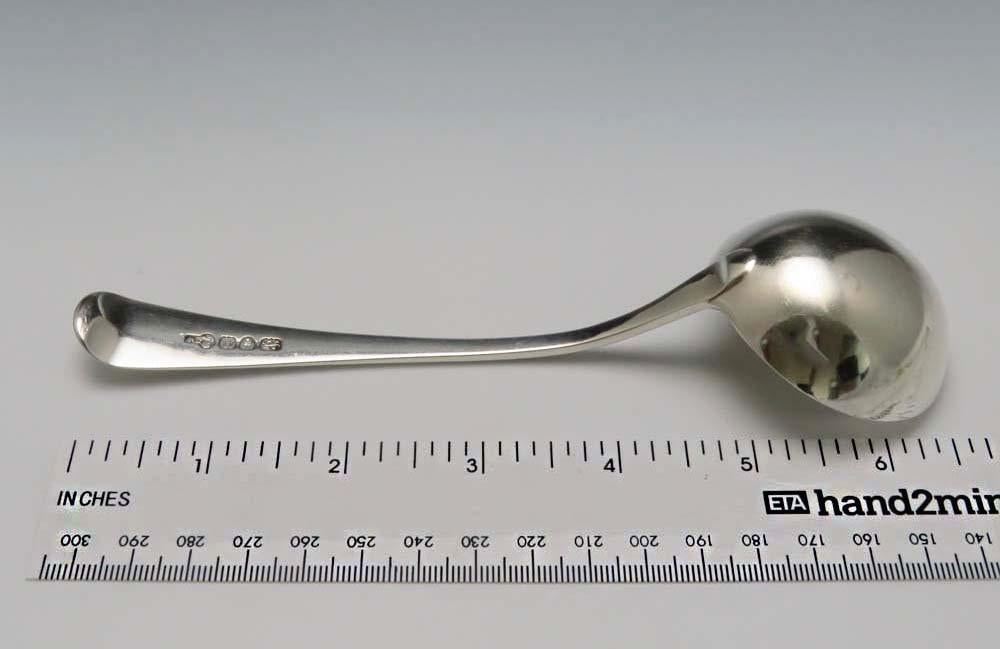 Antique 1788 English Georgian Sterling Silver Gravy Sauce Ladle Richard Crossley