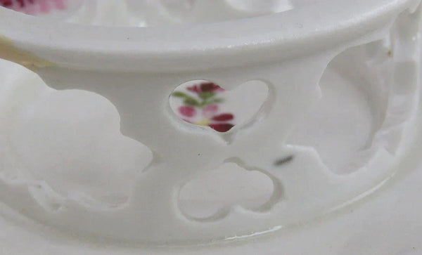 Antique 18th Century Royal Vienna Austrian Porcelain Trembleuse Saucer