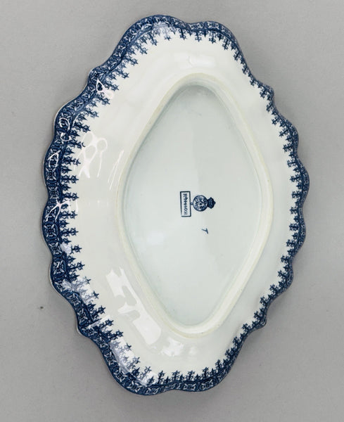 Antique 2 Royal Worcester Serving Pieces Platter and Bowl from 1890