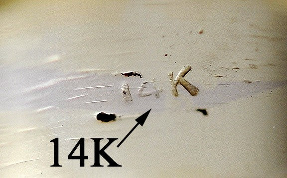 Fine 14K White & Yellow Two Tone Gold ~.60CT Diamond Ring Size 7