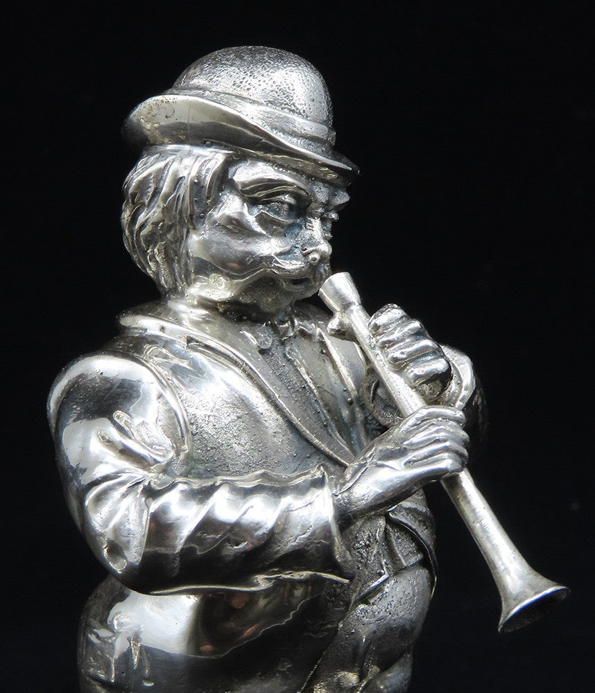 Charming VTG Spanish Silver 5pc Band Musician Figurines