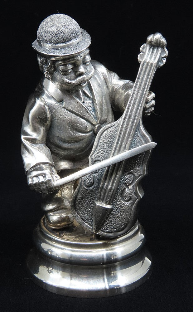 Charming VTG Spanish Silver 5pc Band Musician Figurines