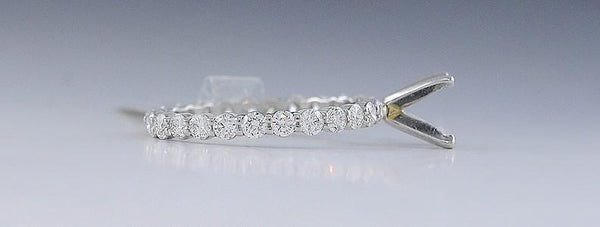 Stunning Brand New ~1.1ct Diamond & Platinum Eternity Band Ring Setting