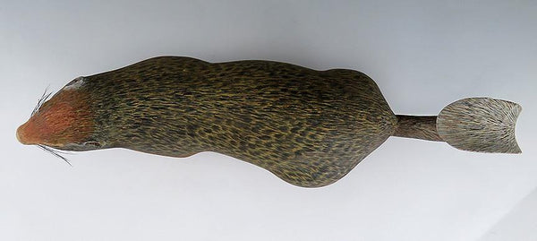 Realistic Hand Made Naturalist Ground Squirrel Museum Quality Wood Figure