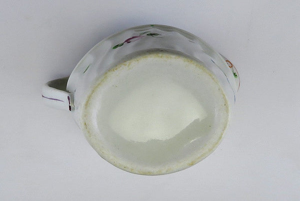 Lovely late 1700s English Floral Pearlware Porcelain Creamer Cream Pitcher