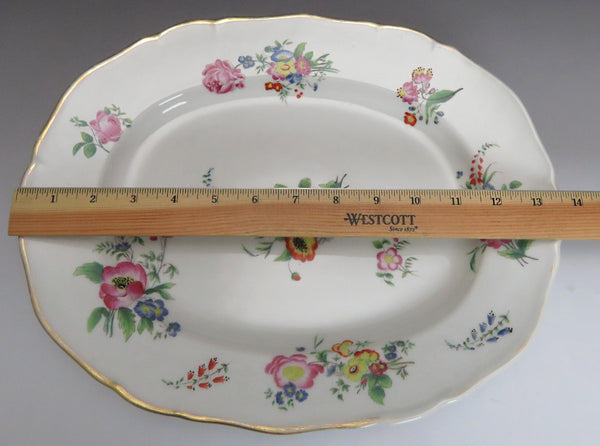 Wonderful 1850's-1870's Paris Porcelain Floral Tray or Platter