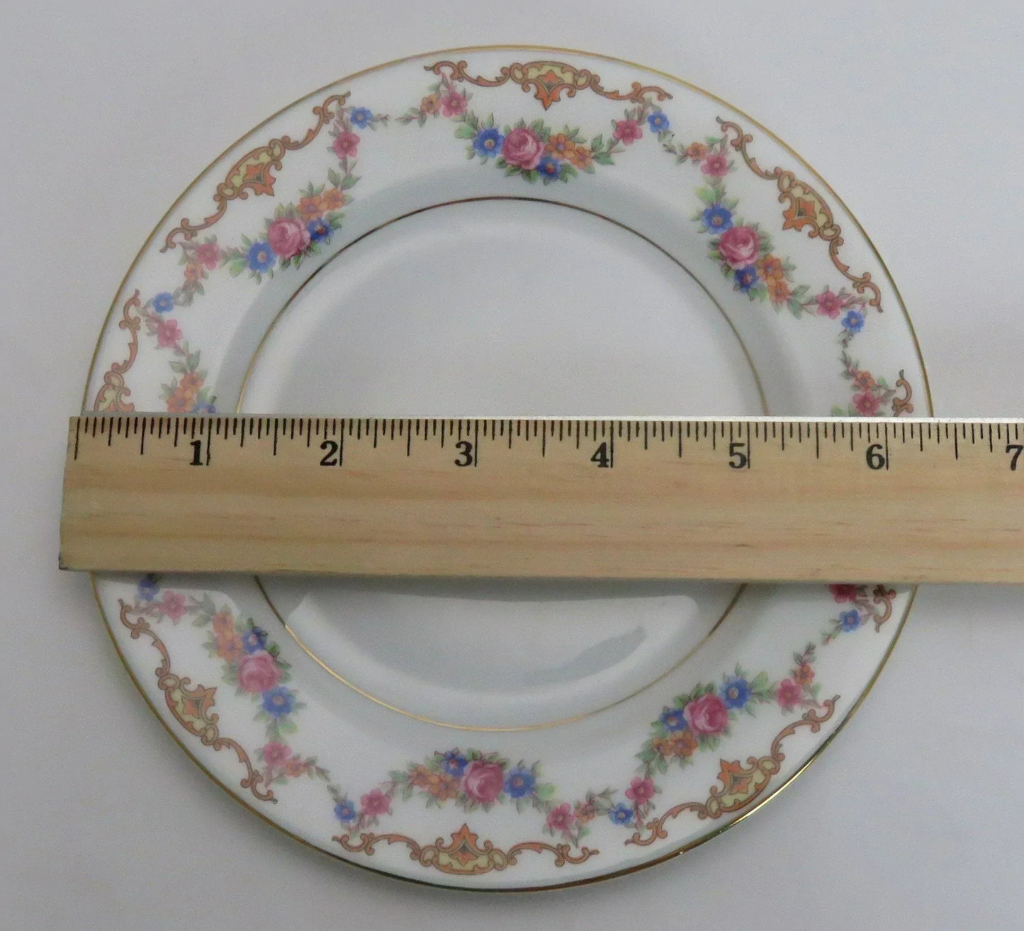 Lovely set 12 Czech Epiag 9561 Floral Bread & Butter Plates