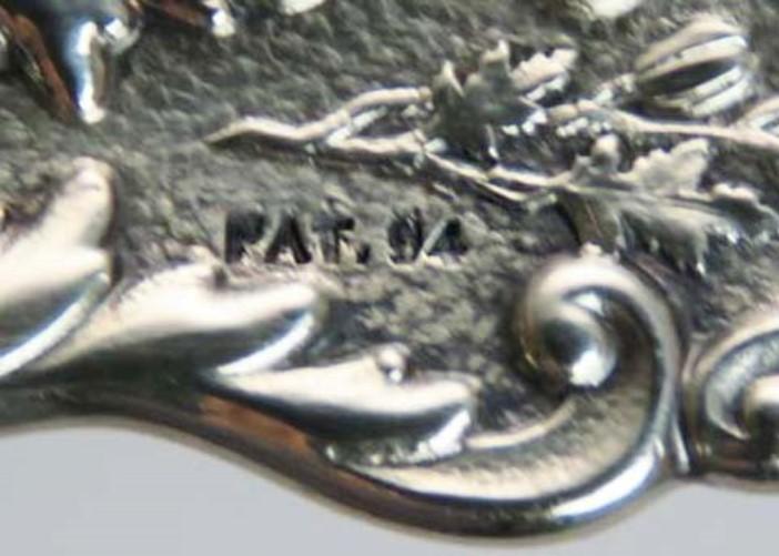 Antique Gorham Sterling Silver Imperial Chrysanthemum Fish Server / Crumber
