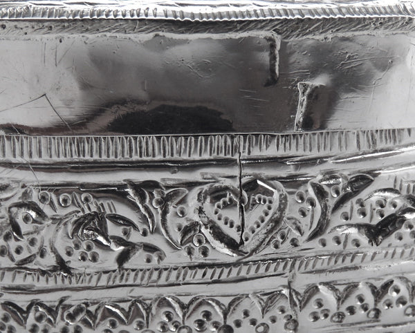 Lovely Mid-Late 1800's Antique Asian 900 Silver Box