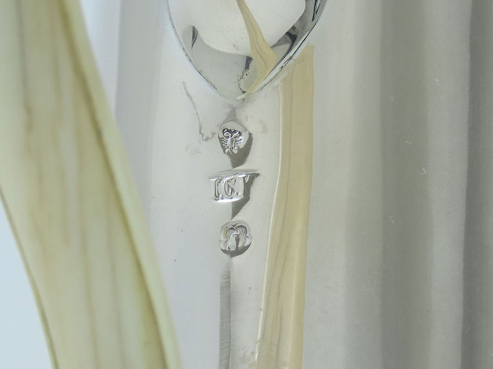 Fine Antique late 1800s-early 1900s Austrian Silver Tall Teapot / Coffee Pot