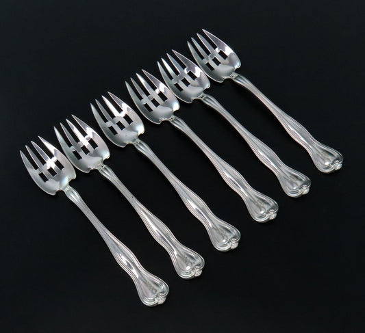 Great Watson Mount Vernon 6 Ramekin Forks R Mono 5" Long