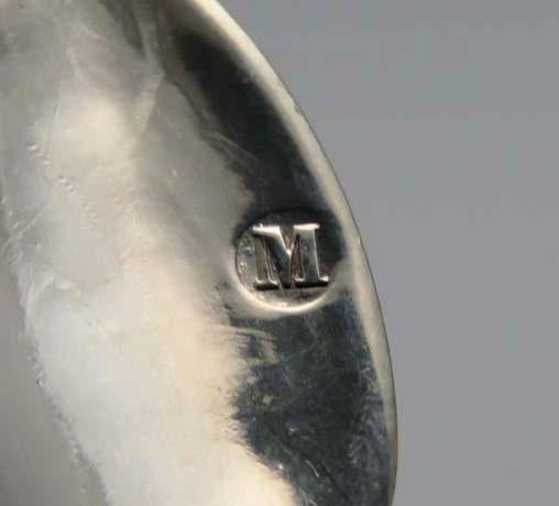 Antique Dutch 833 Silver Classical Pierced Berry Ladle