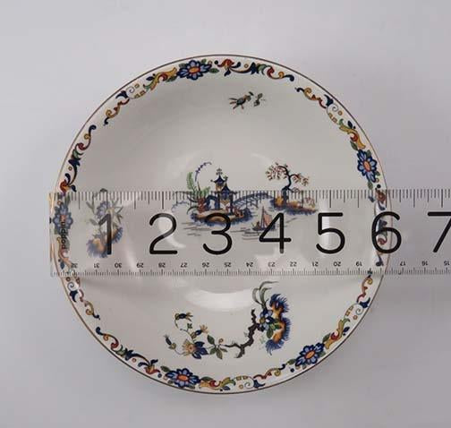 6 Late 1890's-Early 1900's John Maddock & Sons Cereal/Soup Bowls Canton