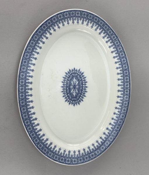 Antique 2 Royal Worcester Serving Pieces Platter and Bowl from 1890