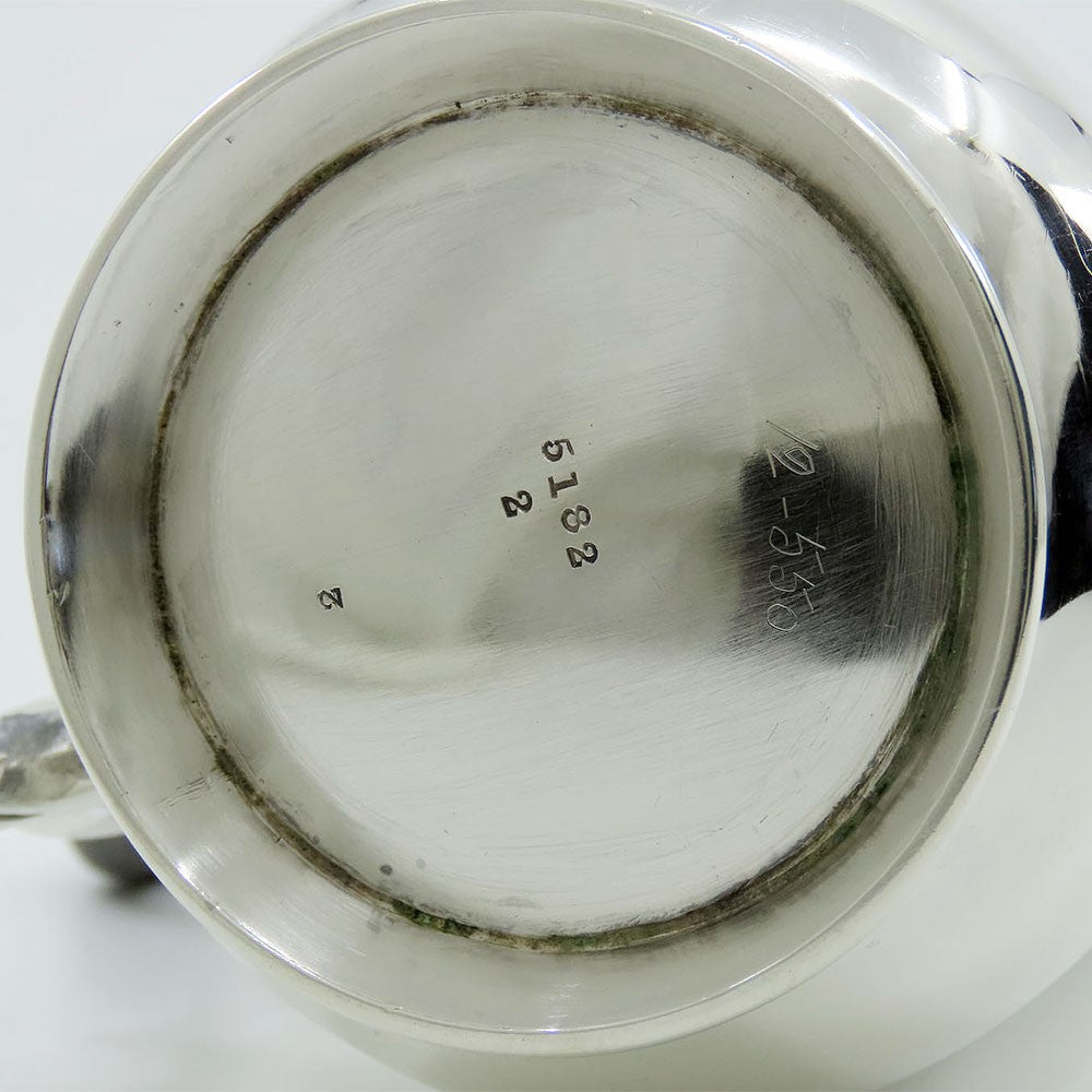 Stylish 1912 English Sterling Silver Coffee Tea Mocha Pot