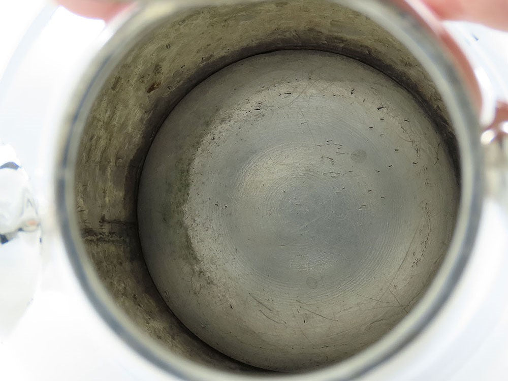 Fine Antique late 1800s-early 1900s Austrian Silver Tall Teapot / Coffee Pot