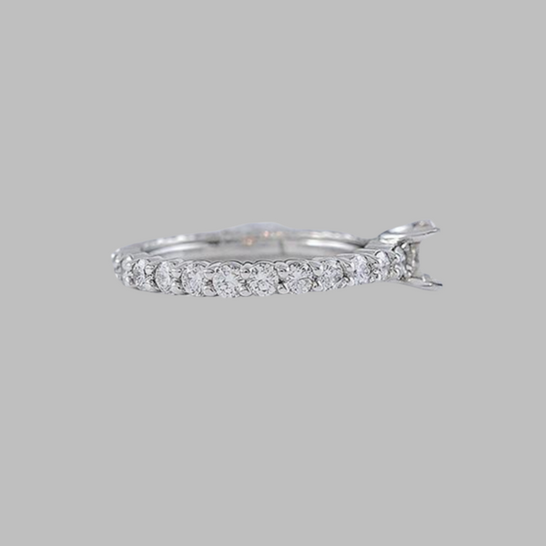 Must See Brand New 1.08ct Diamond & Platinum Eternity Band Ring Setting