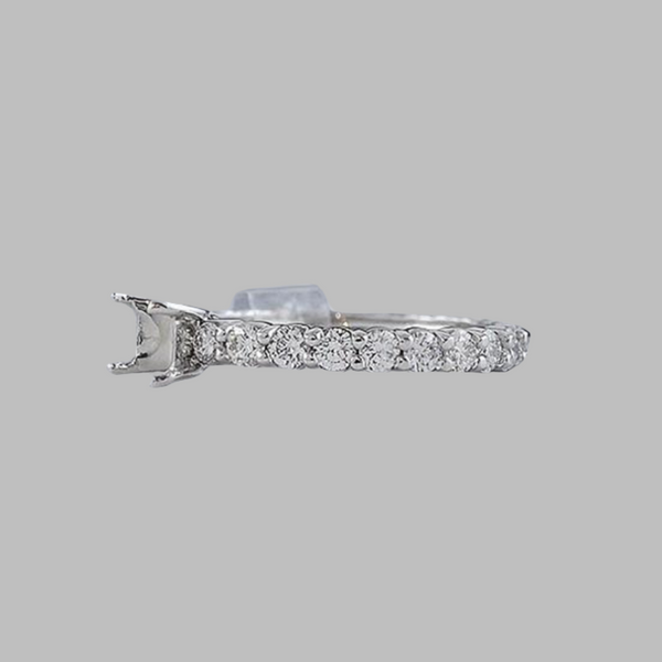 Must See Brand New 1.08ct Diamond & Platinum Eternity Band Ring Setting