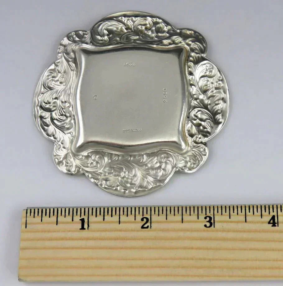 11 Antique 1891 Gorham Sterling Silver Gold Wash Small Candy or Nut Dishes