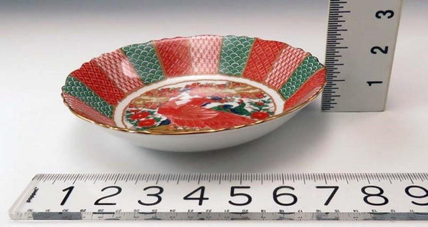 8 Japanese Arita Imari Peacock Porcelain Coupe Soup Bowls