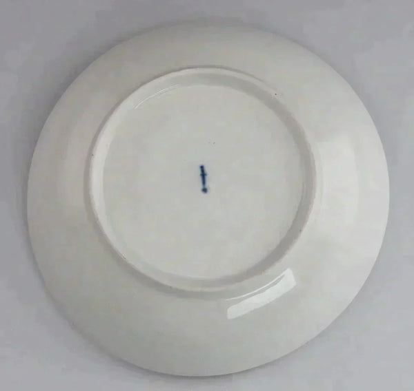 Antique c1800 KPM German Porcelain Trembleuse Saucer