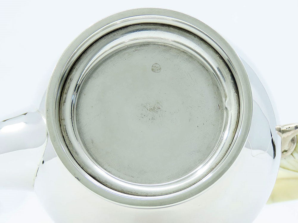 Fine Antique late 1800s-early 1900s Austrian Silver Tall Teapot / Coffee Pot