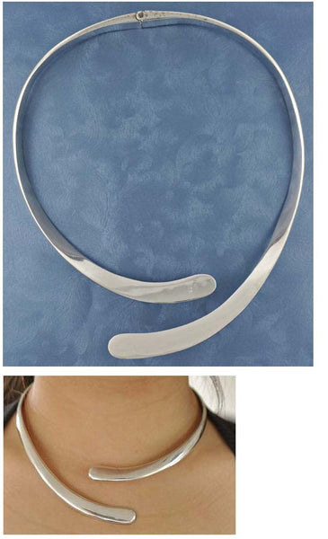 Neat Sterling Silver Mexican Collar Necklace