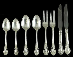 8pc Stieff Royal Dynasty Sterling Silver Place Settings