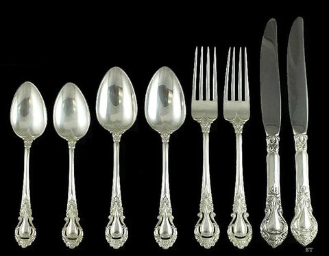 8pc Stieff Royal Dynasty Sterling Silver Place Settings