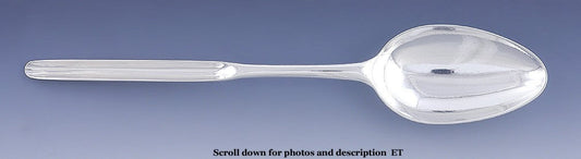 1772 Antique English Georgian Fearn Sterling Silver Double Marrow Scoop Spoon