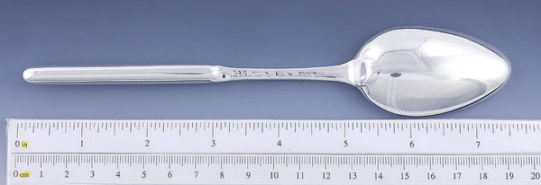 1772 Antique English Georgian Fearn Sterling Silver Double Marrow Scoop Spoon